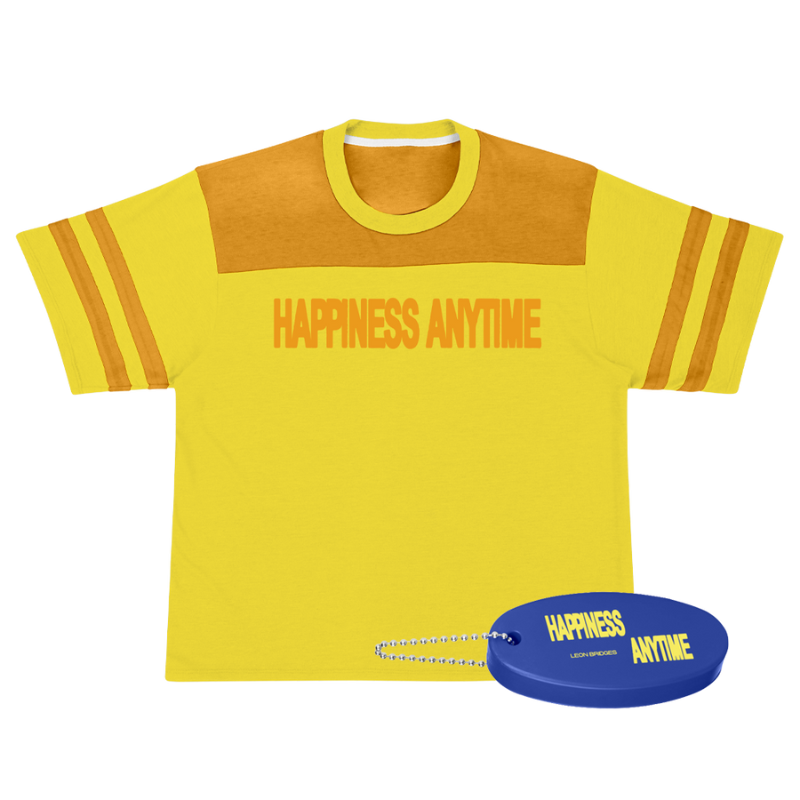 Happiness Anytime Camp Raglan T-Shirt