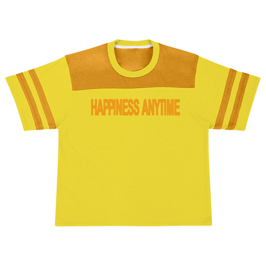 Happiness Anytime Camp Raglan T-Shirt