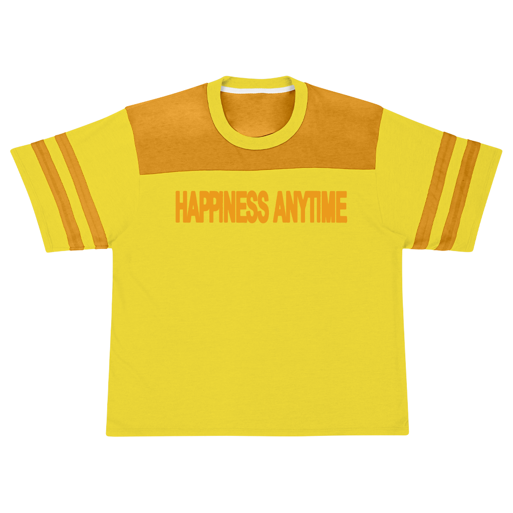 Happiness Anytime Camp Raglan T-Shirt