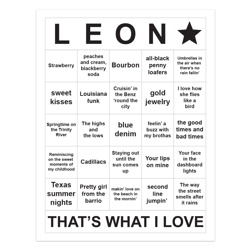 That's What I Love Magnet Sheet