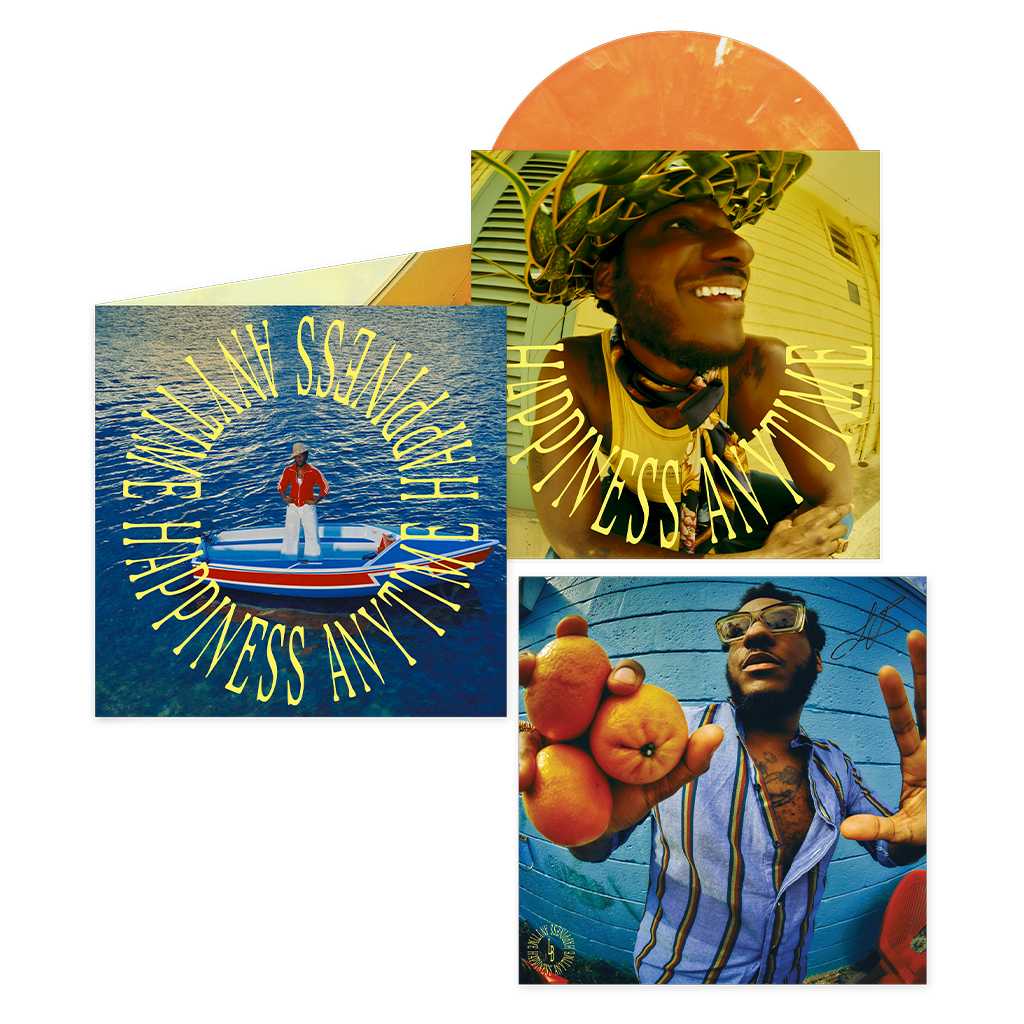 Happiness Anytime SIGNED 12" Vinyl (Fanta Orange) - Leon Exclusive