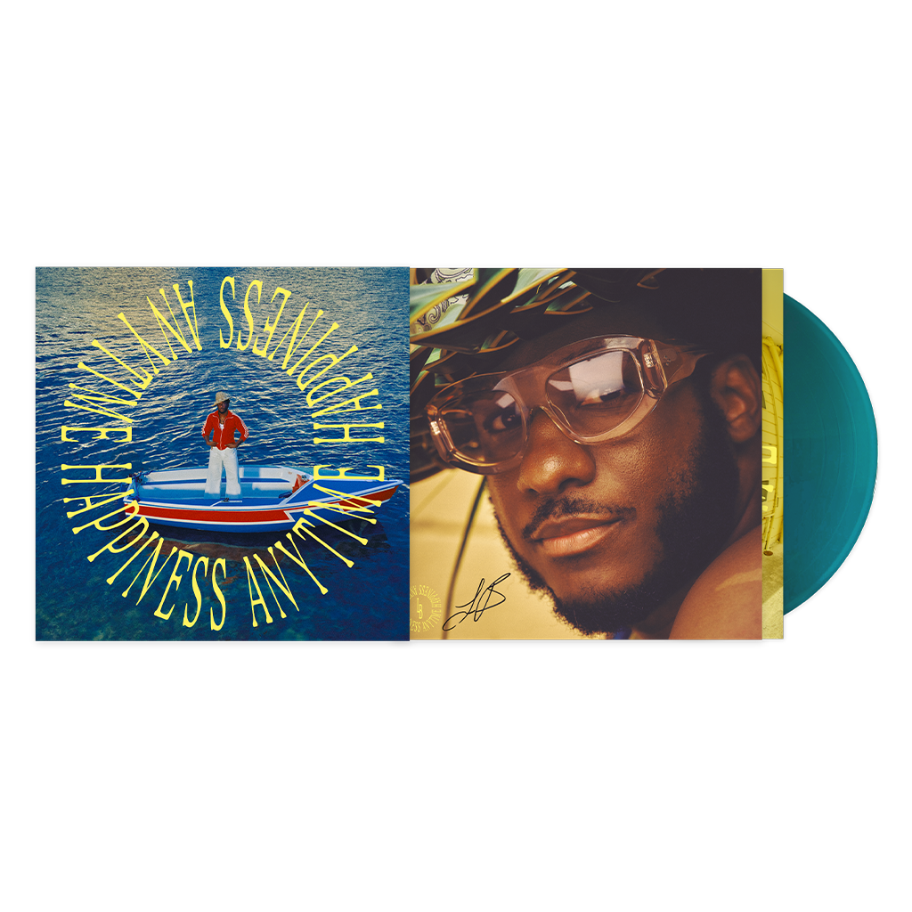 Happiness Anytime SIGNED 12" Vinyl (Ocean Blue) - Leon Exclusive