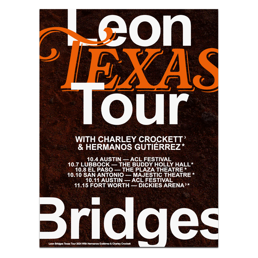 Texas Tour 2024 Poster