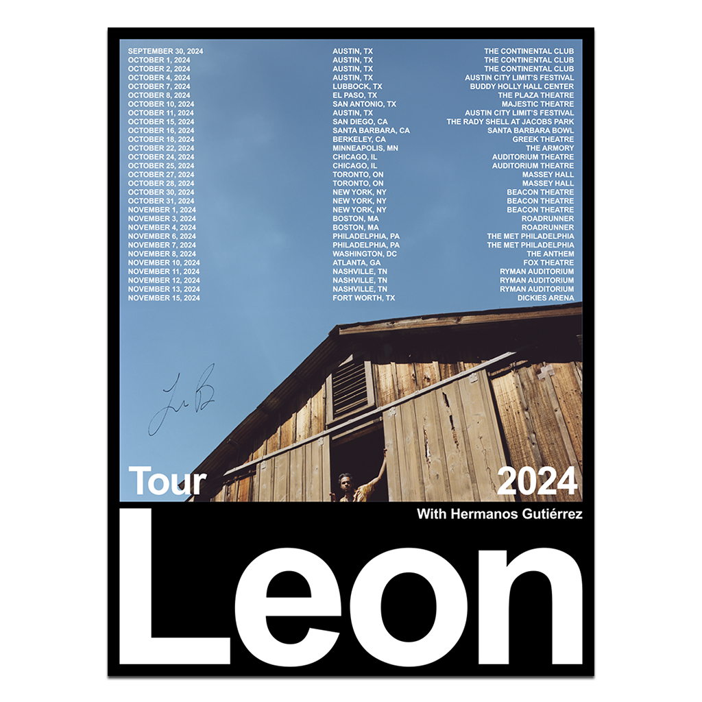Leon Tour 2024 Poster (SIGNED)