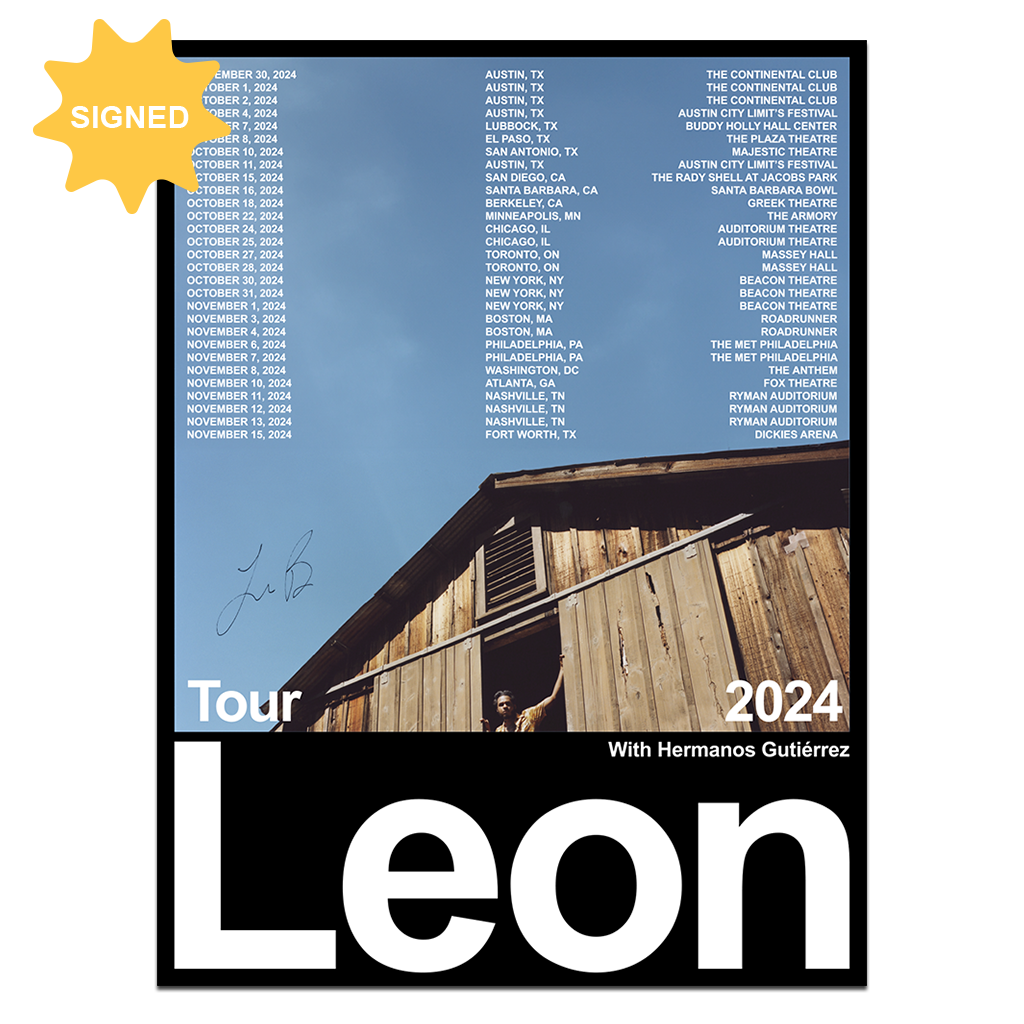 Leon Tour 2024 Poster (SIGNED)