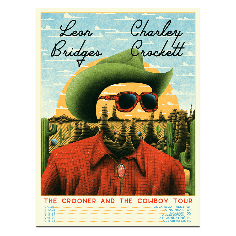 The Crooner and the Cowboy Tour September 2025 Poster