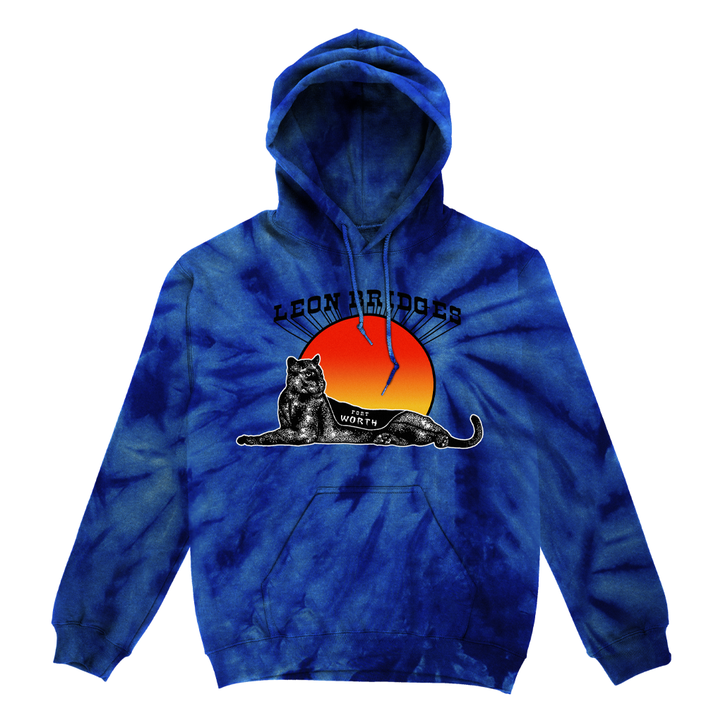 Panther Tie Dye Pullover Hoodie