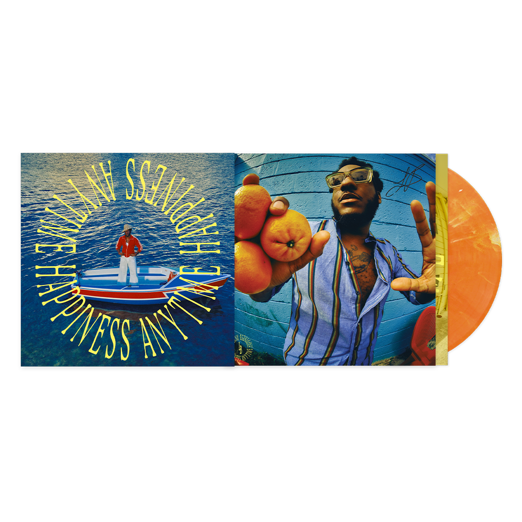 Happiness Anytime SIGNED 12" Vinyl (Fanta Orange) - Leon Exclusive